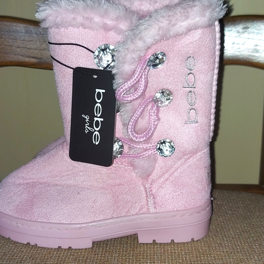 Pink bebe boots